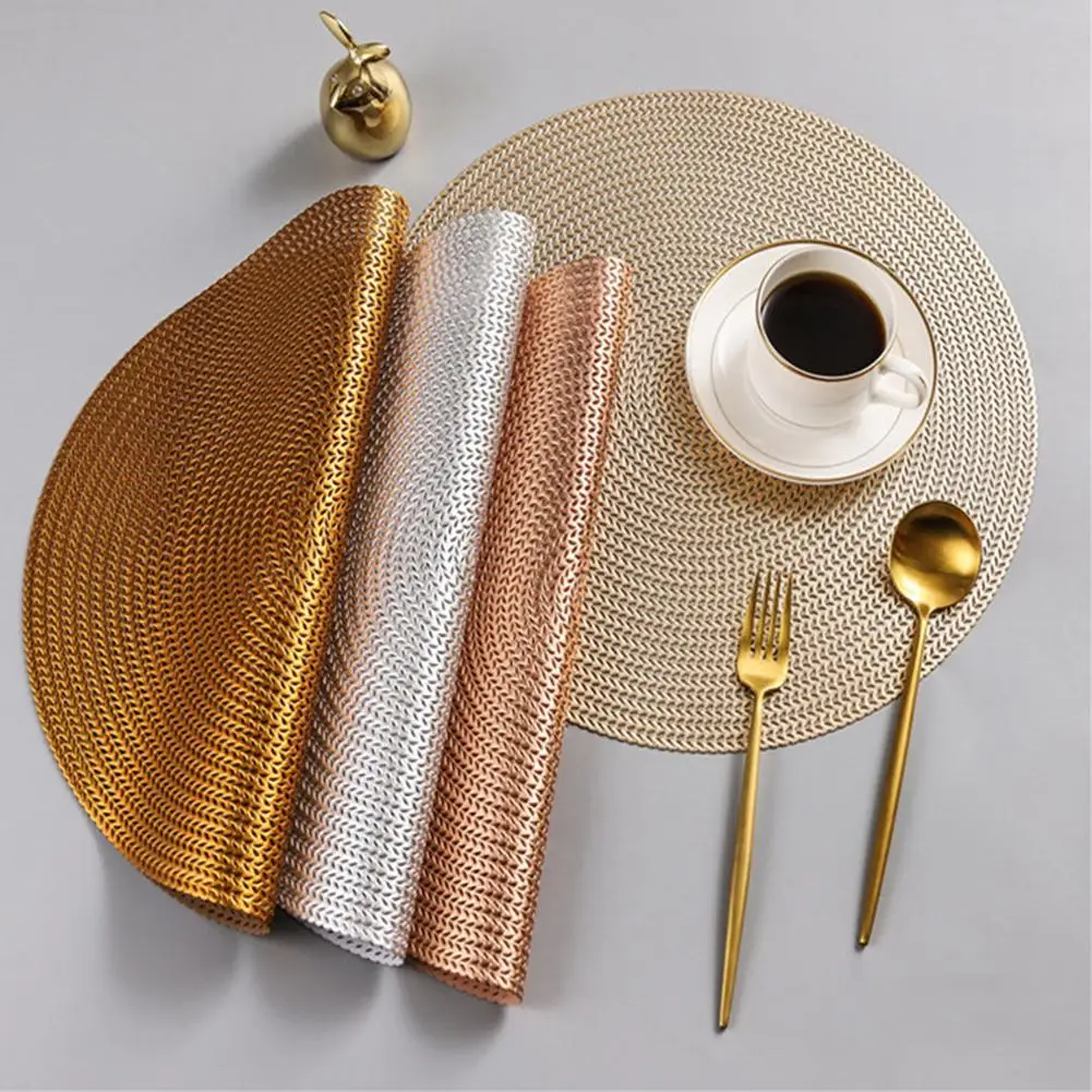 Водостойкая кухонная подстилка из ПВХ 38 см круглые маслостойкие настольные