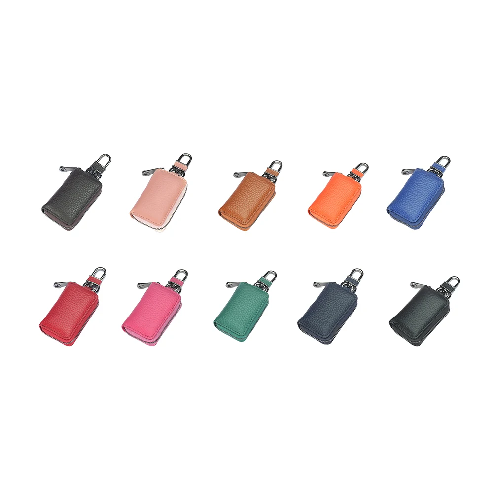 Новинка модный брелок из натуральной кожи чехол кошелек для ключей мужская сумка