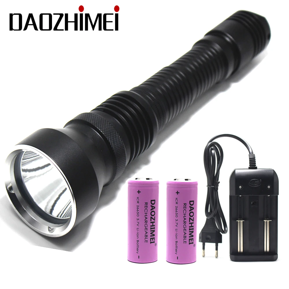 Профессиональный светодиодный фонарик для дайвинга XHP70.2 6000 люмен подводный