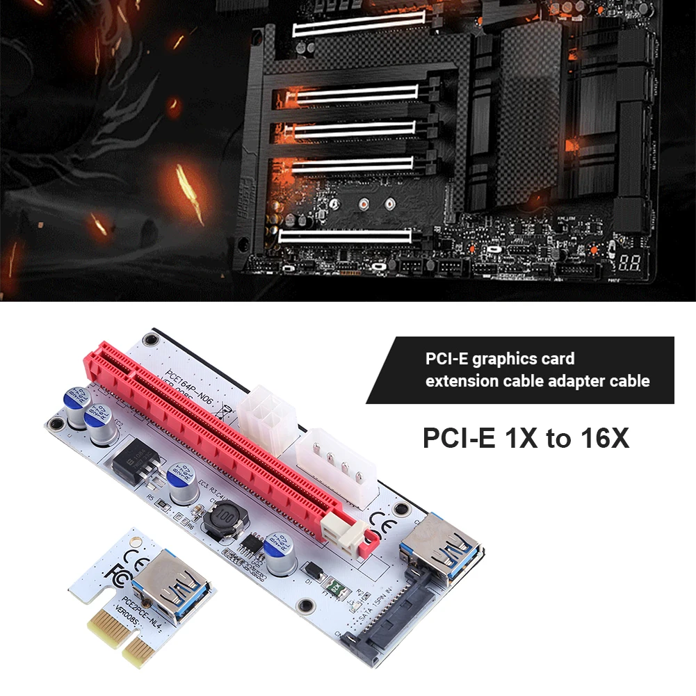 pci e gpu райзер карта расширения pci express