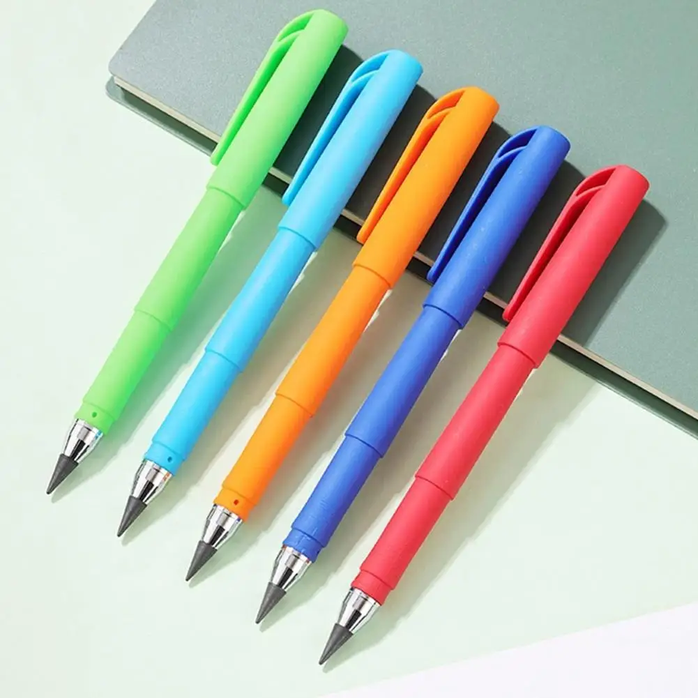 

Office Unlimited Writing Pencils Colored Metal Eternal Pencil No Ink Pen for Writing Art Sketch Painting Tool Kids Novelty Gifts