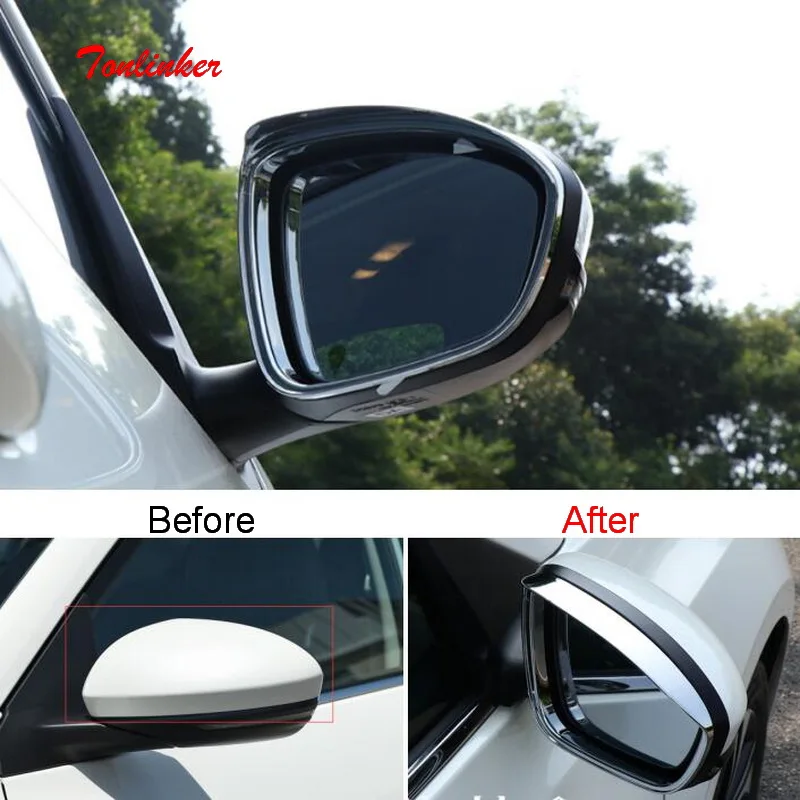 Tonlinker экстерьер автомобиля крышка зеркала заднего вида чехол стикер для NISSAN Sentra