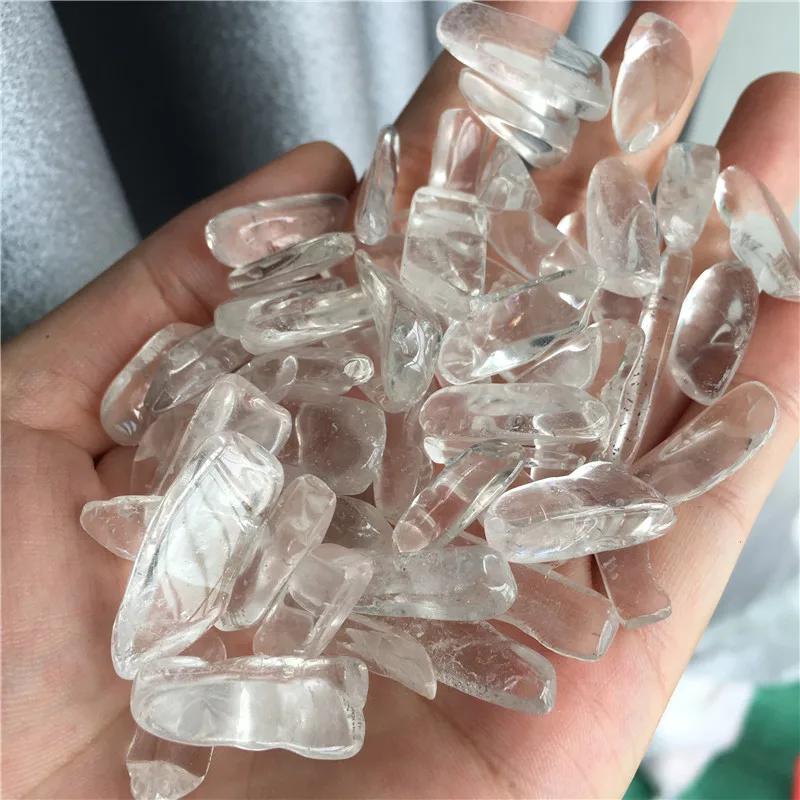 Натуральный заживляющий прозрачный кварцевый кристаллический концевой гравий