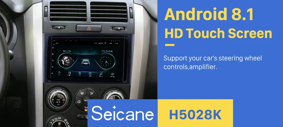 Seicane 2DIN Android 8,1 7 дюймов головное устройство для SUZUKI GRAND VITARA 2005 2006 2007- Радио Аудио Автомобильный gps мультимедийный плеер