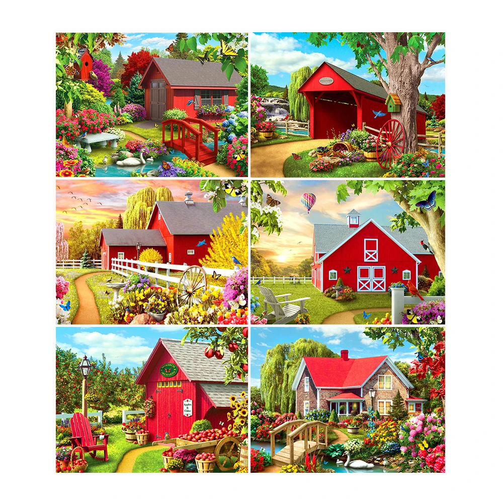 Алмазная живопись полноразмерная мультяшная вышивка крестиком 5D своими руками