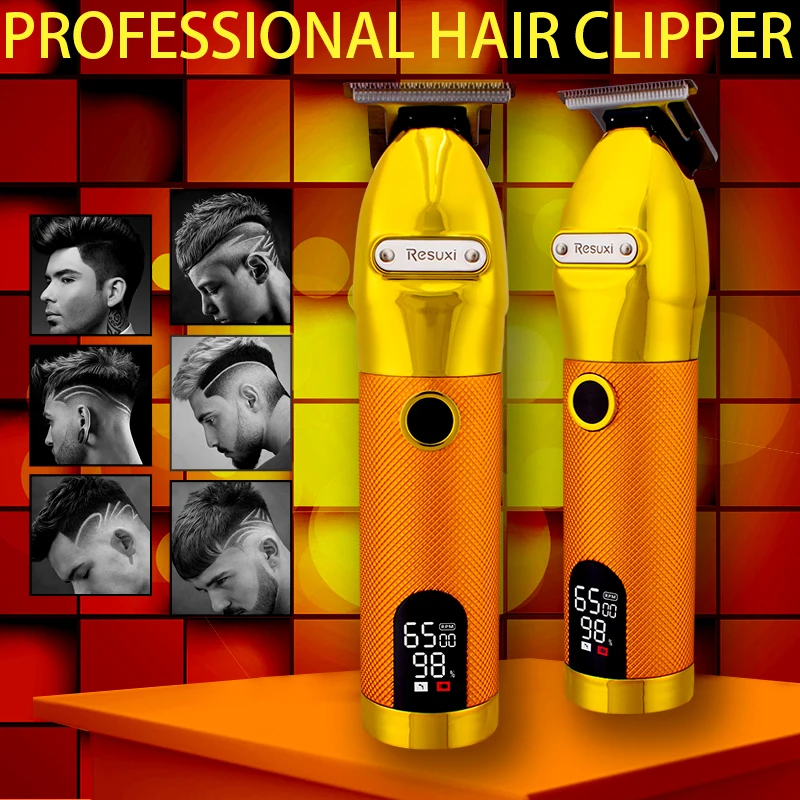 

Electric Hair Clipper Rechargeable Low Noise Hair Trimmer Hair Cutting Machine Beard Shaver Trimer For Men Barber Hair Shaving