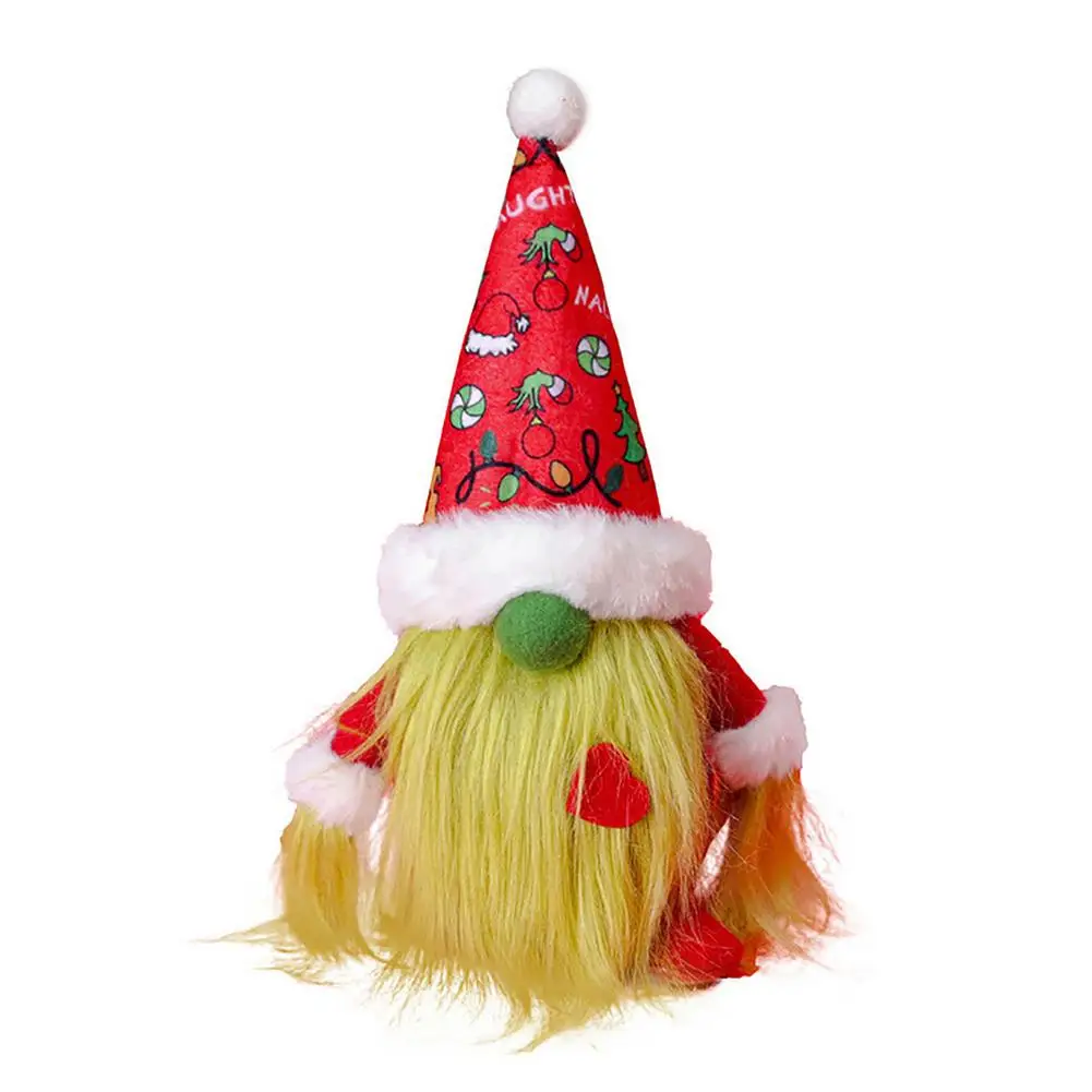 

2pc Santa Faceless Doll Christmas Decorations For Home 2021 Merry Christmas Ornament Xmas Gifts Navidad Noel Happy New Year 2022