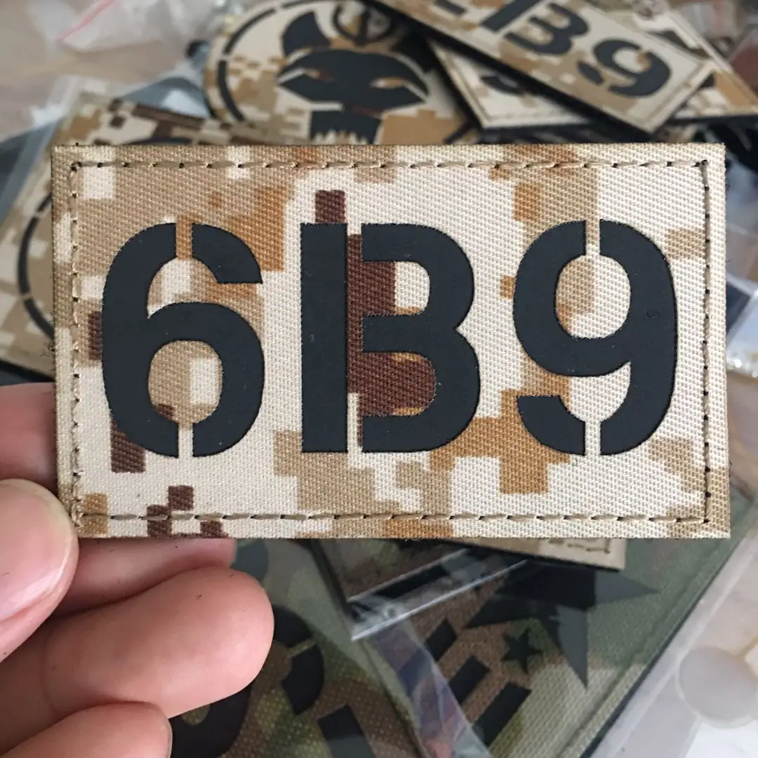 Пейджер с цифрами и вызовами патч инфракрасный цифровой камуфляж 1/2/3/6B9