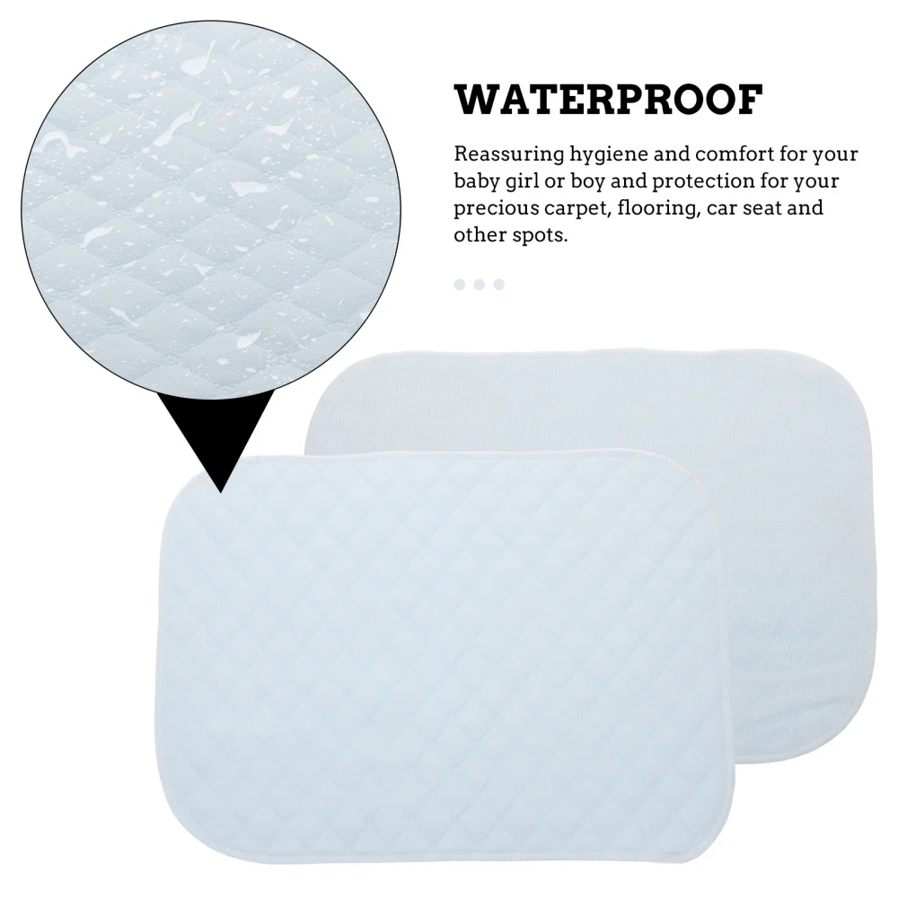

5pcs Waterproof and Reusable Portable Changing Pads Eco-Cotton Baby Diaper Pads