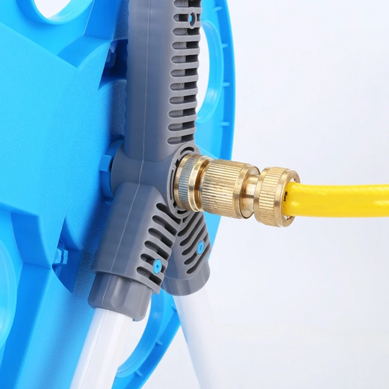 

Home Garden Hose Reel Holder Rack Pipe Storage Cart Gardening Water Planting Cart Aluminum Frame Irrigation Supply