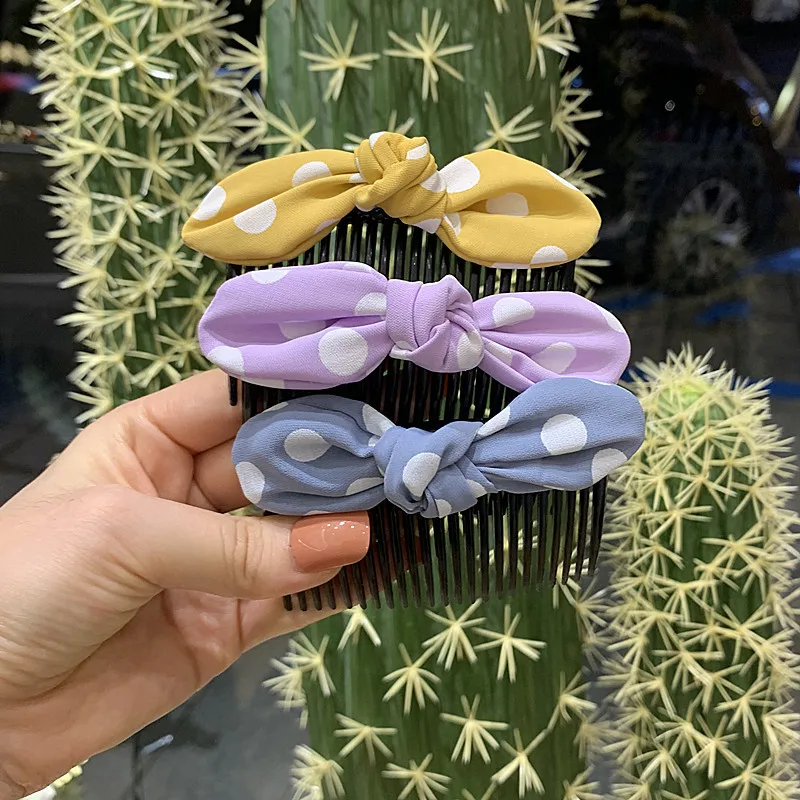 

MISANANRYNE гребень для волос с бантиком, держатель для конского хвоста, заколки для волос, индивидуальные головные уборы для женщин, девочек, дет...