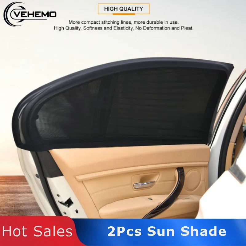 2 шт. автомобильный солнцезащитный козырек задний от солнца на боковое окно