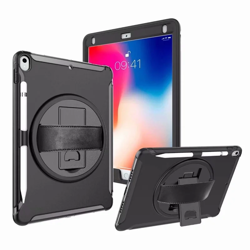 Чехол для iPad Pro 10 5 чехол Air 3 2019 с держателем карандашей подставка ремешком на руку