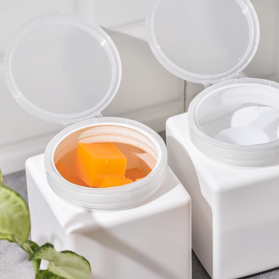 1000ml Powder Storage Box Square Large Capacity Laundry Pods Scent Booster Container Refillable Organizer | Дом и сад