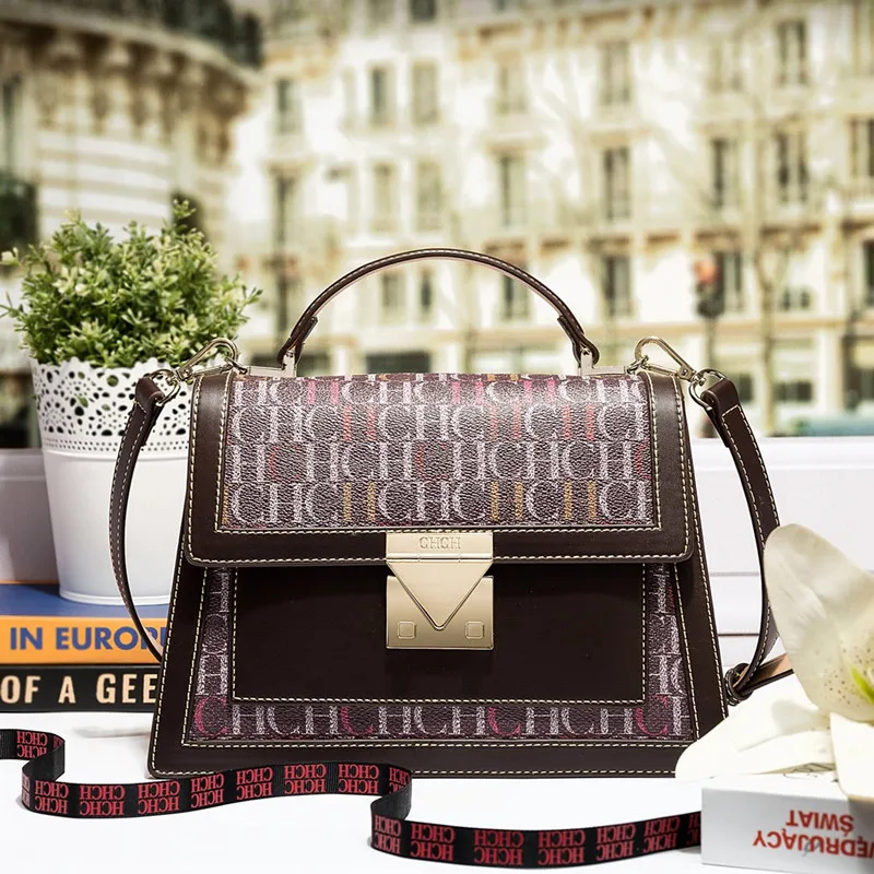 

Женская сумка-конверт из 100% натуральной кожи в стиле ретро, новинка 2021 от известного бренда, роскошная дизайнерская женская сумка-мессендже...