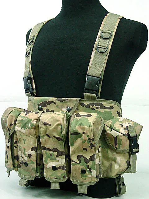 Военный Камуфляжный тактический жилет страйкбольные боеприпасы нагрудная