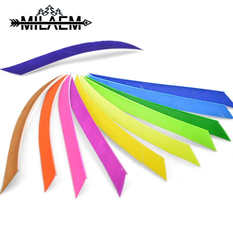 50 шт в наборе 5 дюймов стрельба из лука лопасти стрелки правое Крылья большие Ножи