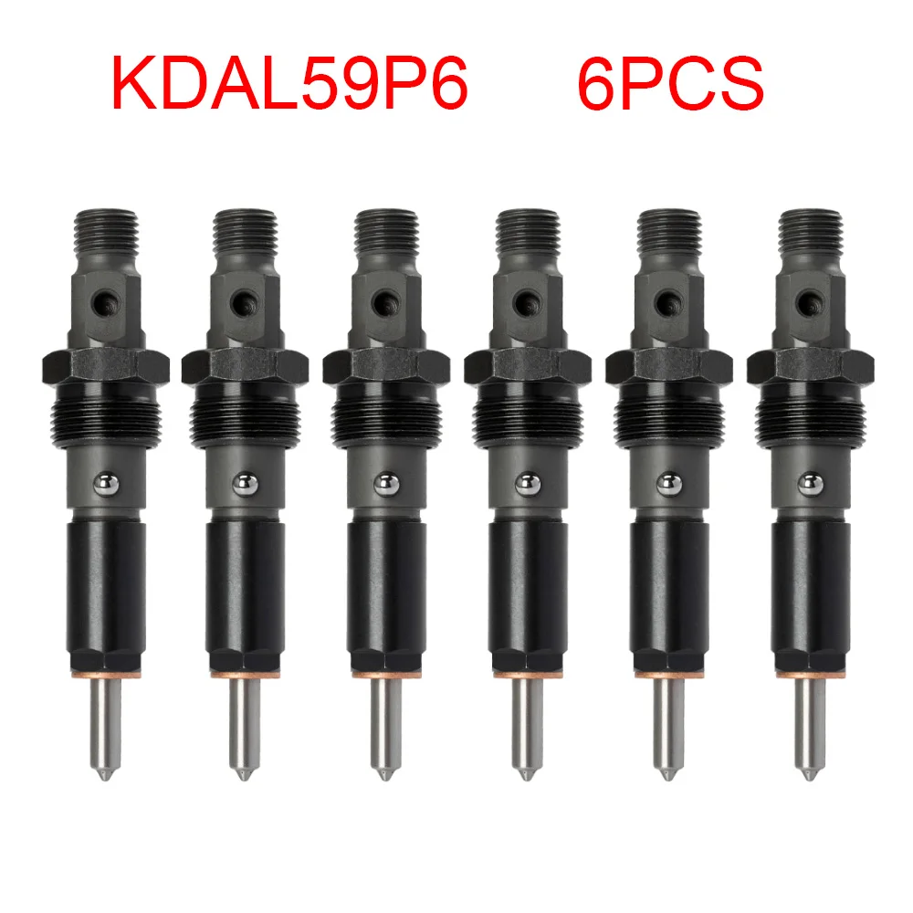 

New 6PCS Car Accessories Fuel Injector Nozzle KDAL59P6 for Cummins for Dodge Ram 2500 3500 5.9L 0432133844 3283562 High Quality