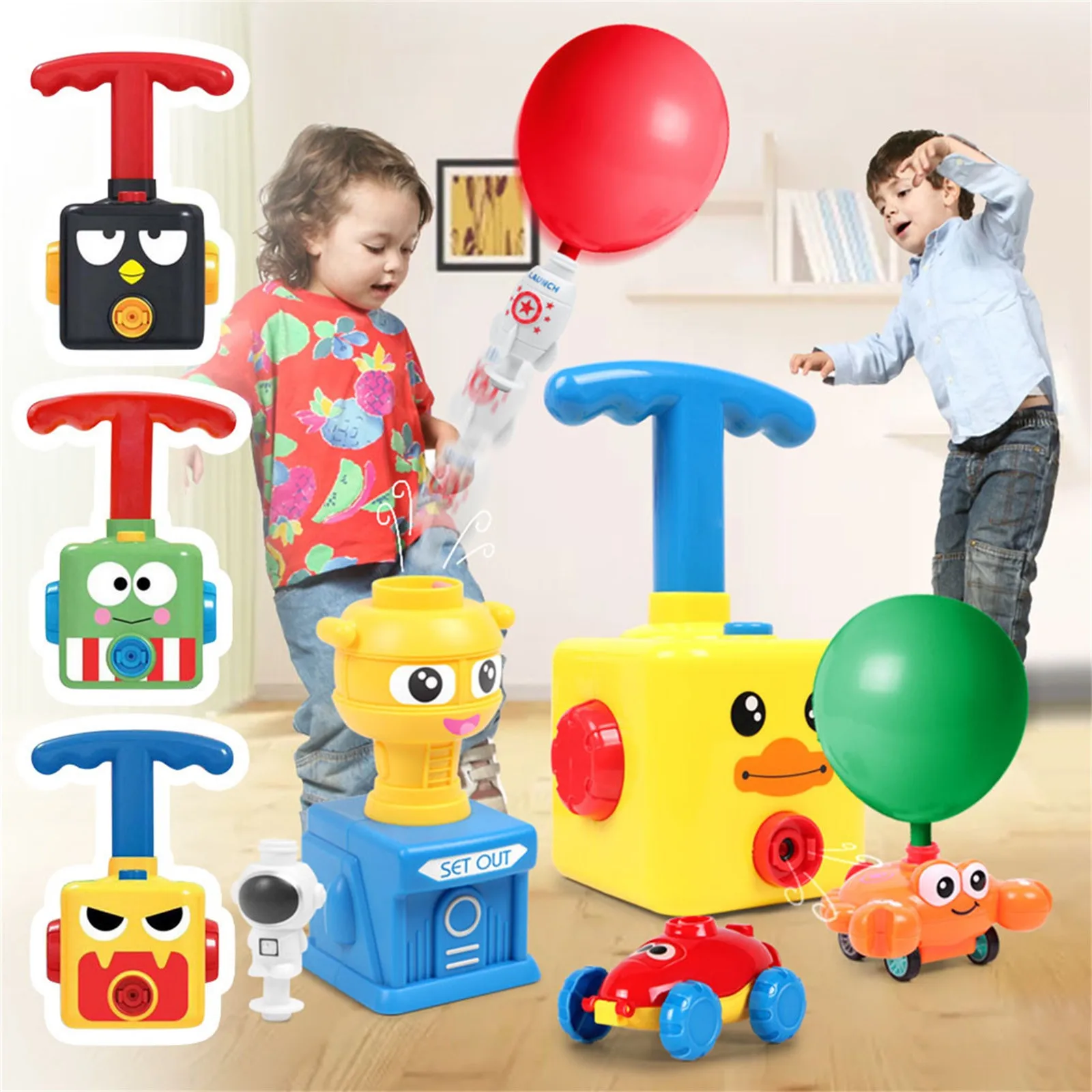 

Научная экспериментальная игрушка для детей, подарок, новый мощный воздушный шар, башня, игрушка, головоломка, забавное обучение, инерционн...