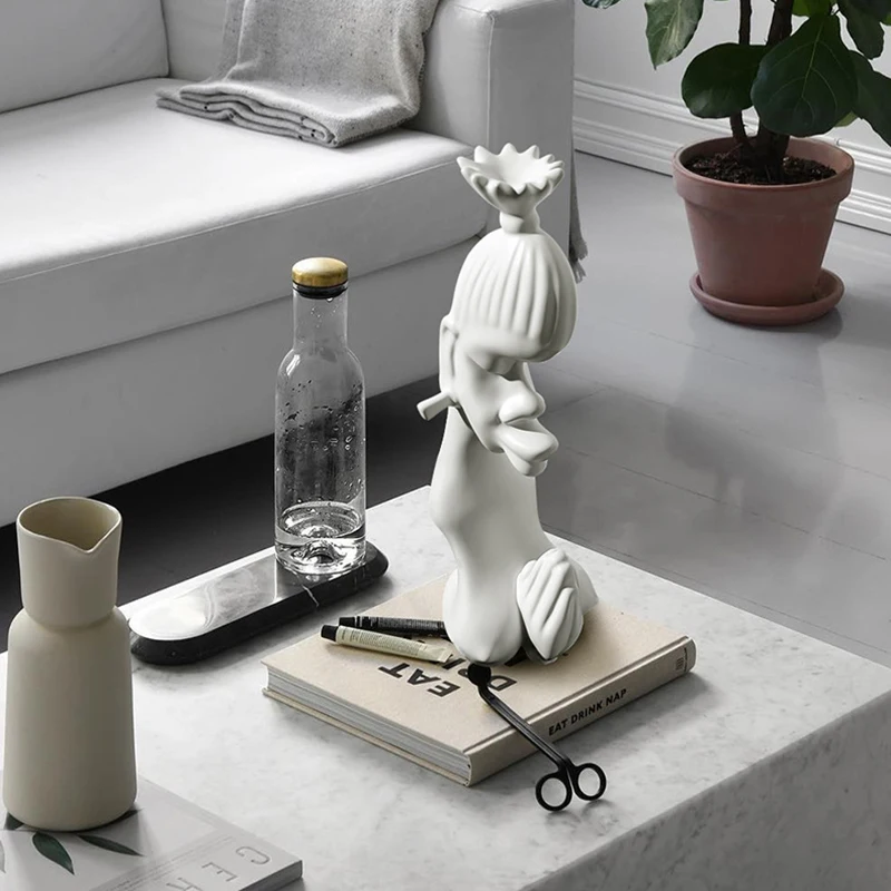 2 шт./пара аксессуары для украшения дома 3D статуя скульптура стола статуэтка