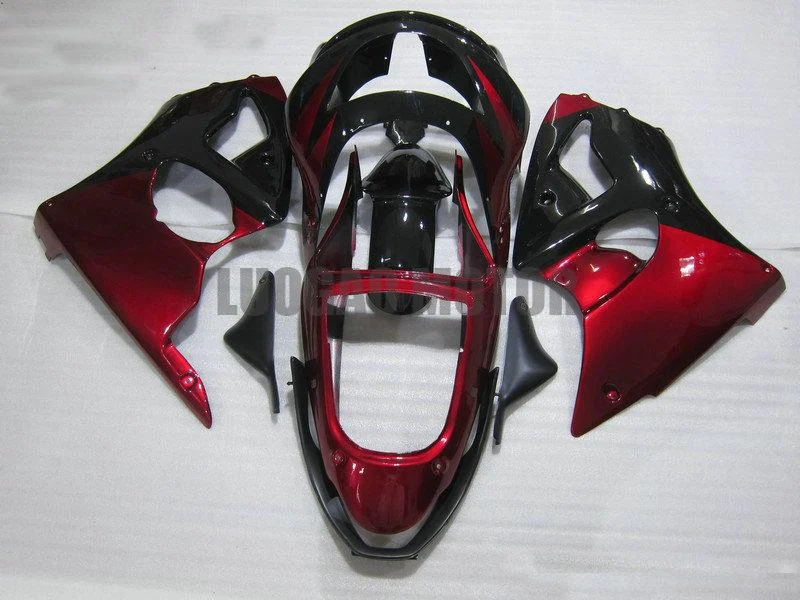 

Free Customize Motocycle fairings kit for Wine Red Black Kawasaki Ninja ZX6R Bodywork ZX-6R fairing parts ZX 6R 98 99 1998 1999