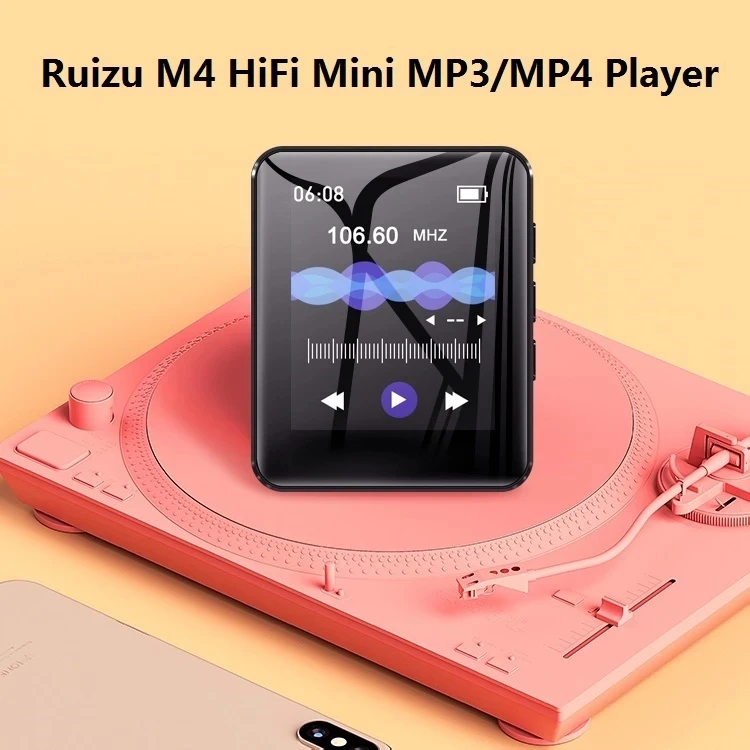 Новейший музыкальный портативный мини Bluetooth MP3 плеер RUIZU M4/A02 1 8 &quotПолный