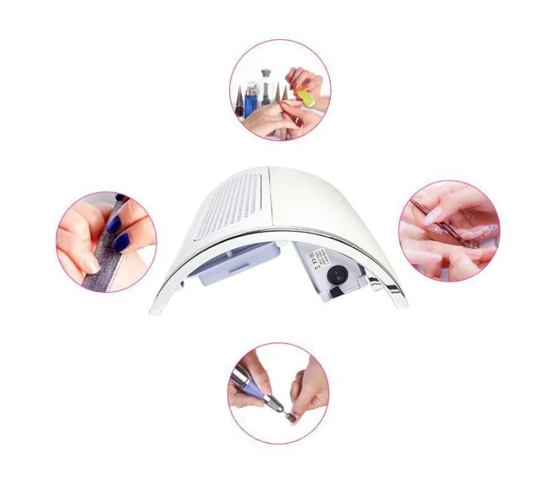 

Nail Vacuum Cleaner Nail Three Fan Vacuum Cleaner High Power Drying Adsorption Dust Give Away 2 Vacuum Bags