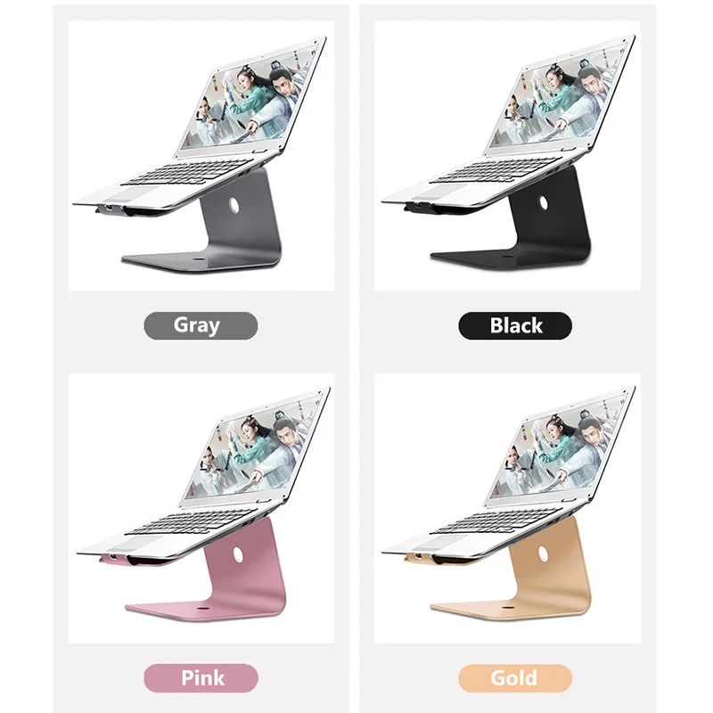 

Aluminum Tablet Laptop Stand Notebook Holder For Macbook Air Pro Notebook Support Cooling Pad Mount For HP Dell