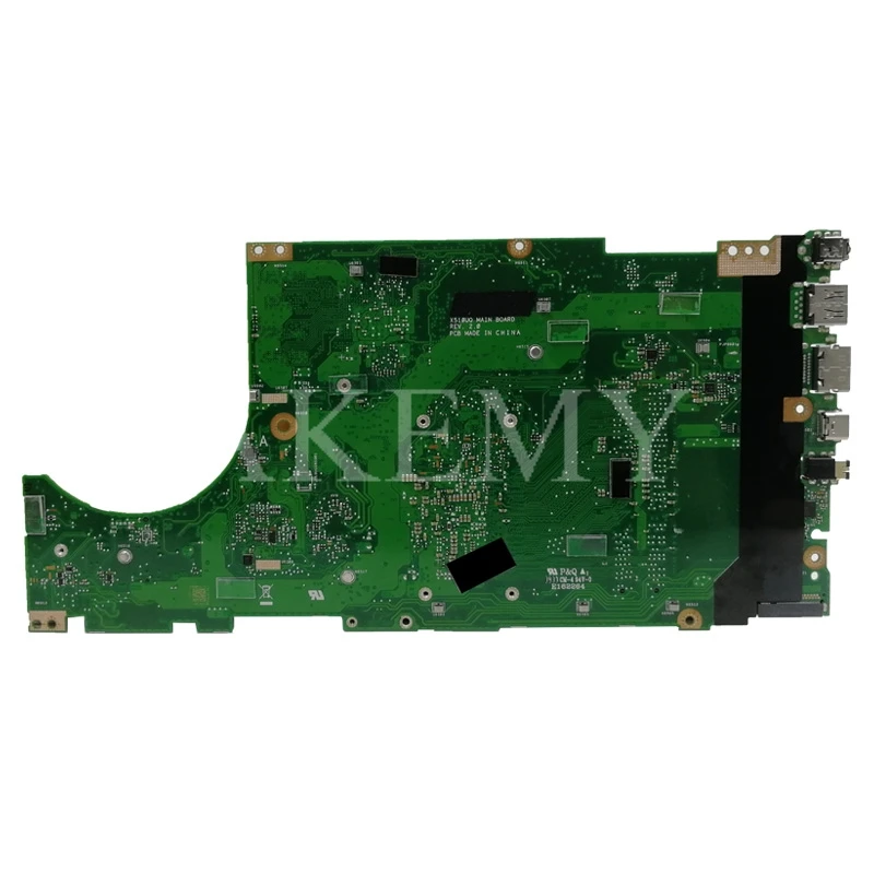 Akemy X510UR для For Asus X510U X510UN X510URR X510UQ Laotop материнская плата W/ I7 7500U GT930MX|Материнские