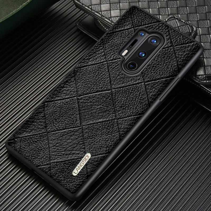 Роскошный кожаный чехол LANGSIDI для телефона Oneplus 8Pro 8 9pro 7 T Pro 6 6T противоударный на
