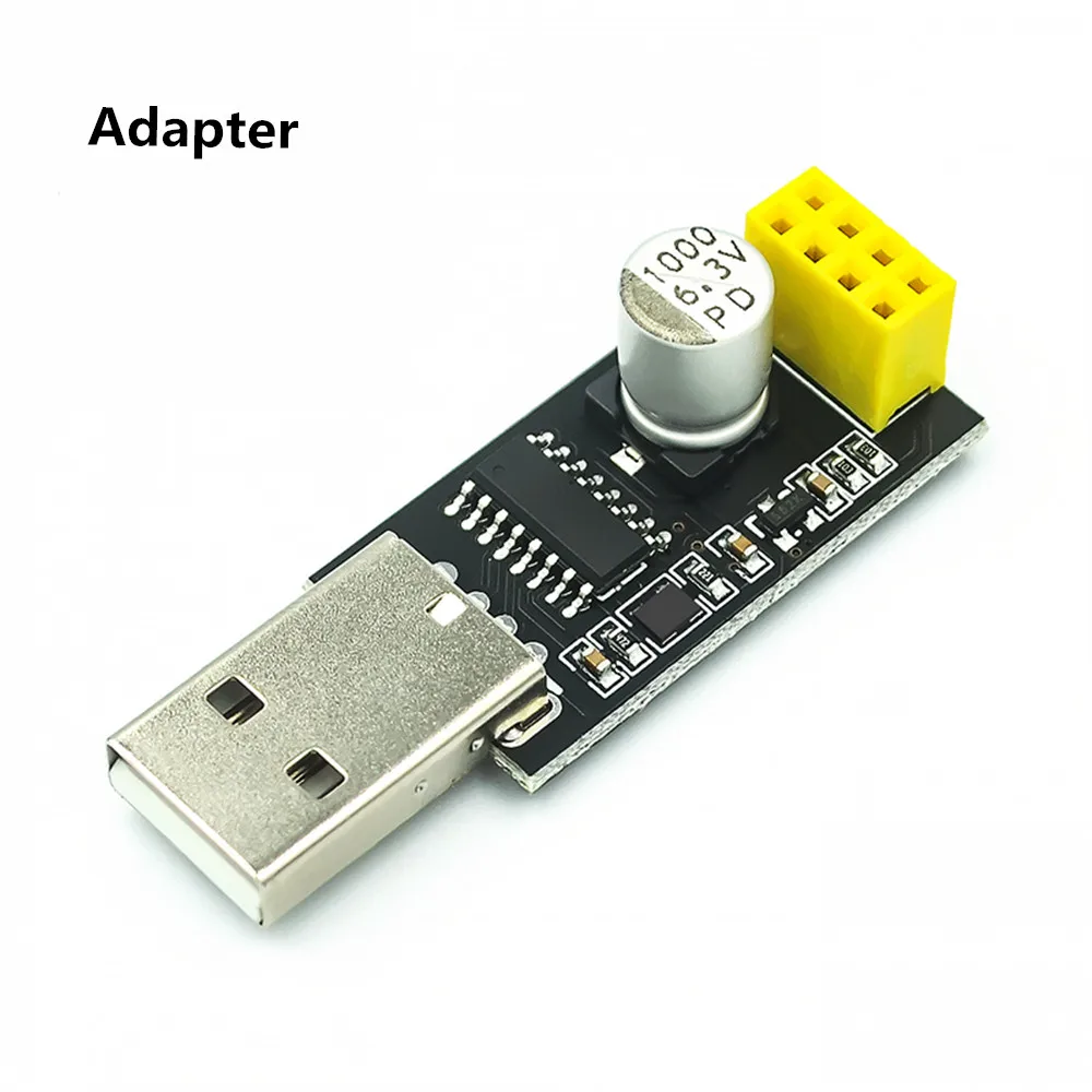 Программатор ESP01 адаптер UART GPIO0 ESP-01 Adaptaterr ESP8266 CH340G USB в последовательный