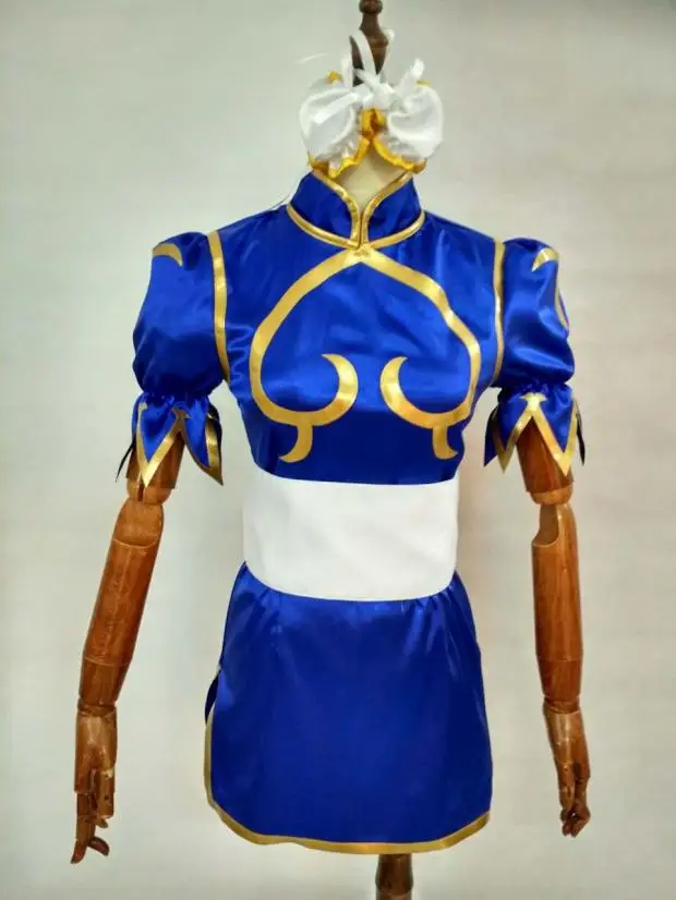 Костюмы на Хэллоуин аниме одежда Chun Li косплей костюм для девочек маскарадный костюм чонсам