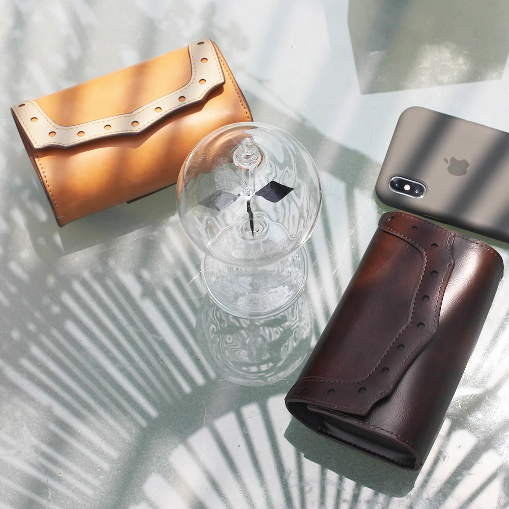 Magic Shark Новое поступление Винтажный чехол из натуральной кожи для IQOS сумка
