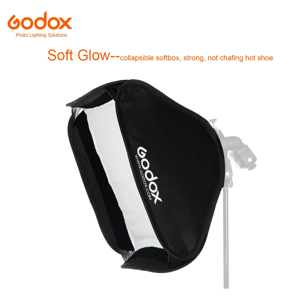 Godox 50x50 см 20 &quot* 20&quot Сумка-набор софтбокс для S-типа камеры студийная вспышка