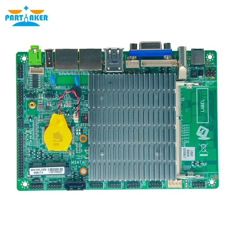Partaker EPIC-N19_J122E Dual LAN 2*COM Embedded Fanless 3.5 Inch J1900 Motherboard with EDP | Компьютеры и офис
