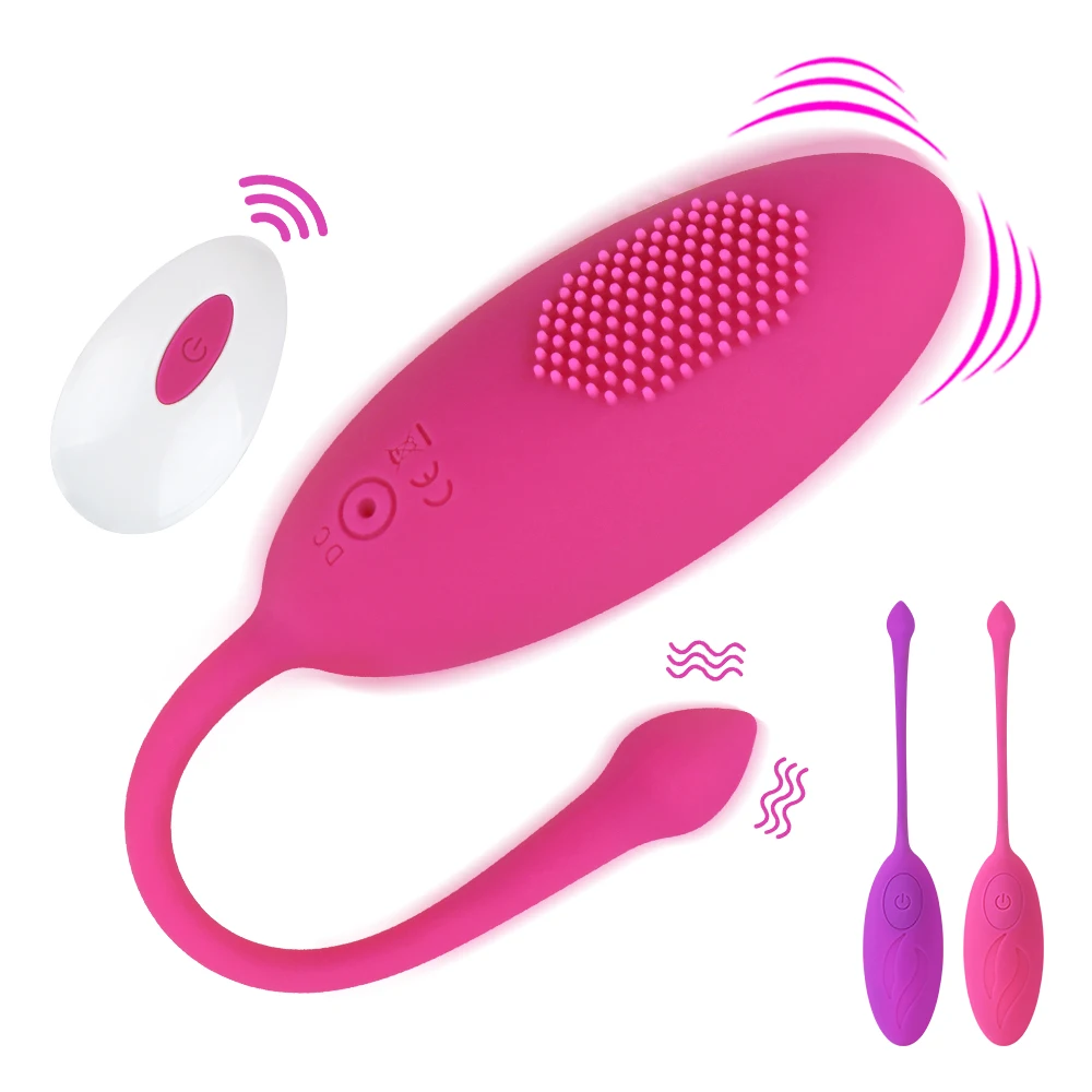 Массажер для точки G с дистанционным управлением вибрирующее яйцо прыгающее