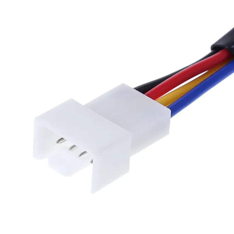 PC Case Fan RPM 3/4 Pin Speed Reduction Silent Connector Resistor Cable Quiet Mode Drop Ship | Обустройство дома
