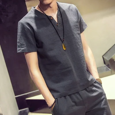 

Men's short sleeve t-shirt fashion casual clothes half sleeve 7062