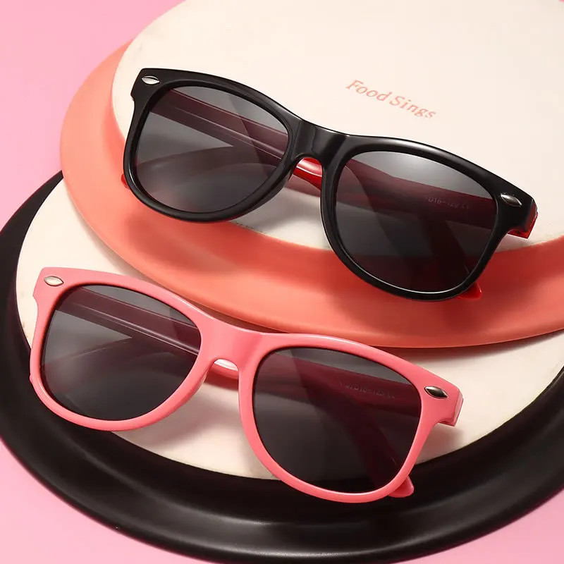 

Детские солнцезащитные очки с поляризацией, в стиле ретро