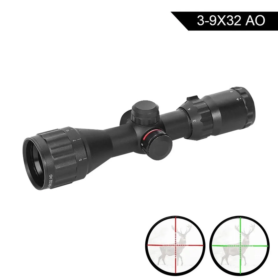 DREAMY Riflescope 3-9X32AO тактика оптическое зрение сетка подсветка Регулировка винтовка страйкбол телескопический прицел оружие прицел