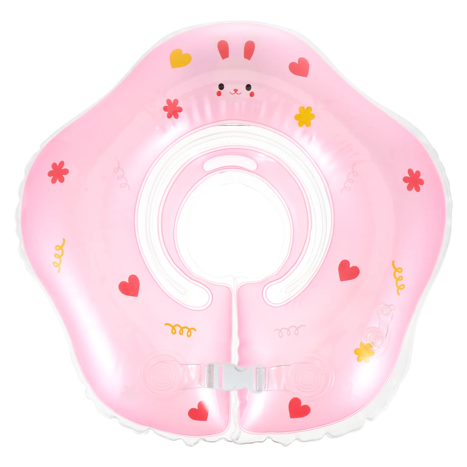 

Мультяшное плавательное кольцо, надувное кольцо на шею для новорожденных, детское плавательное кольцо (М, внутренняя длина 9 см)