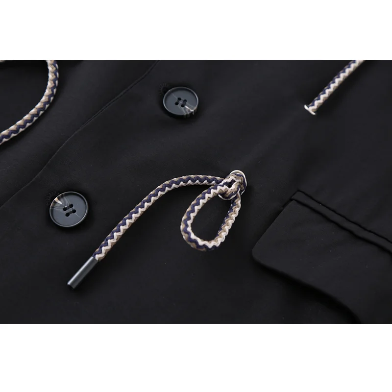 

blazer 2021 autumn office lady slim suit chic waist OL long black suit jacket female white blazer ukraine blazers women formal