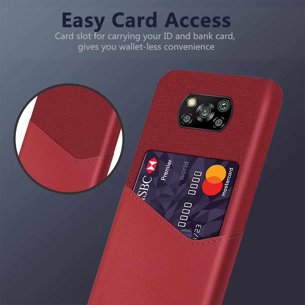 

Case For Xiaomi Mi Poco X3 NFC F2 Pro X2 F1 10 9T Wallet Card Slots Phone Case For Xiaomi Mi 10 Lite Redmi Note 9s 8 9 Pro Funda