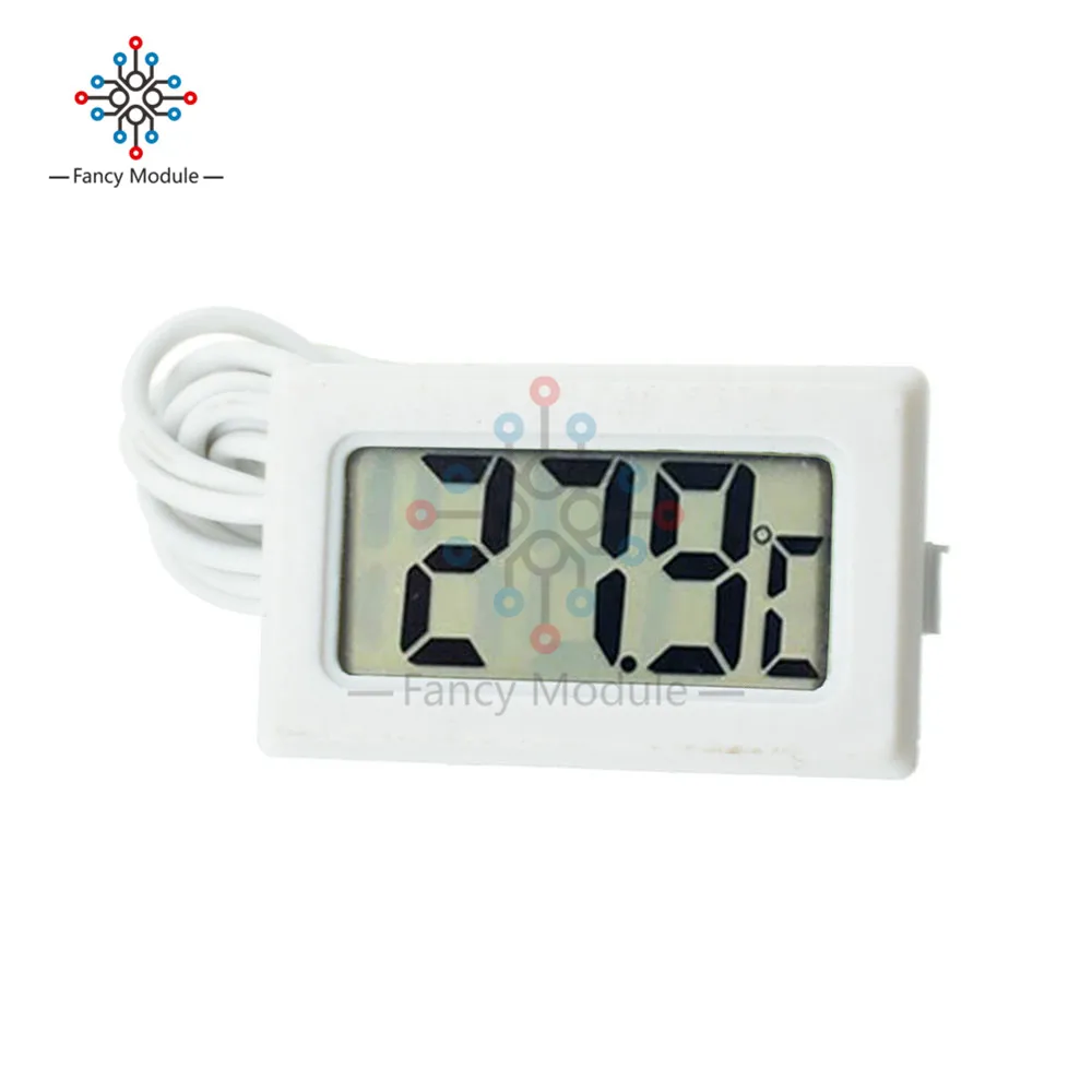 Diymore Мини ЖК-цифровой термометр для морозильной камеры температура-50~ 110℃ Холодильник термометр Крытый Открытый зонд 1 м 2 м