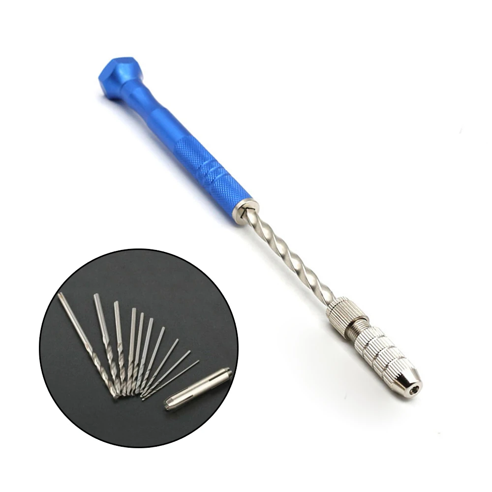 

Hand Push Hand Drill Drill Pin Vise Chuck Micro Drill Bits Semi Automatic