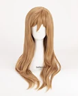 LoveLive Sunshine Kunikida Hanamaru Косплей парики длинные коричневые термостойкие синтетические волосы парик + шапочка парик