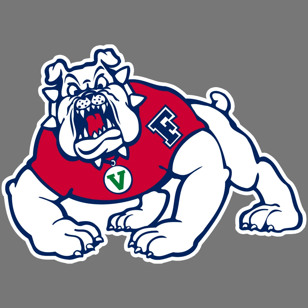 

Fresno State Bulldogs NCAA Football Vinyl Sticker Car Truck Window Decal Laptop Camper Van Stripes Graphics Decals