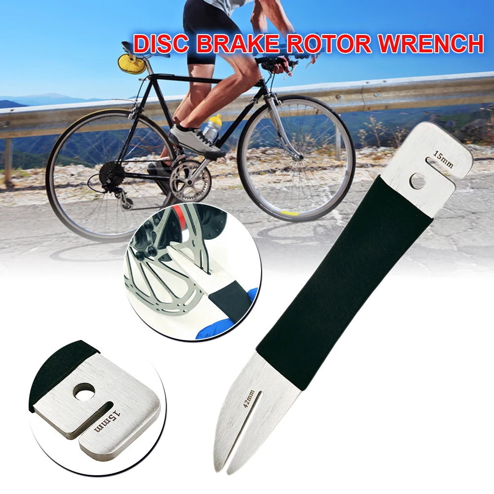 

MTB Bike Bicycle Disc Brake Rotor Alignment Truing Tools Brake Pad Disc Brake Correction Tool Correction Wrench Stainless Tool