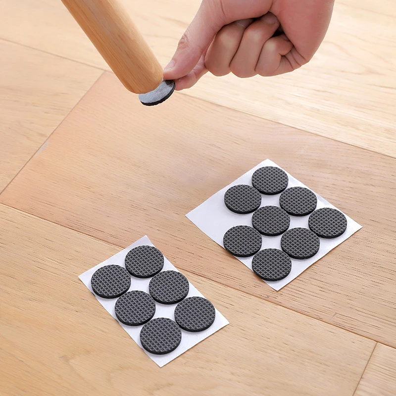 48Pcs Self Adhesive Furniture Leg Feet Rug Felt Pads Non-slip Mat Table Chair Silicone Protective Sleeve Component | Мебель