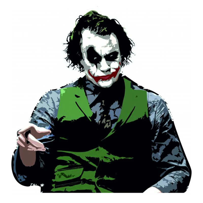 

13CM 17 CM Self-Adhesive Decal Joker Car Sticker Waterproof Auto Decors on Bumper Rear Window Laptop for Volkswagen Stickers